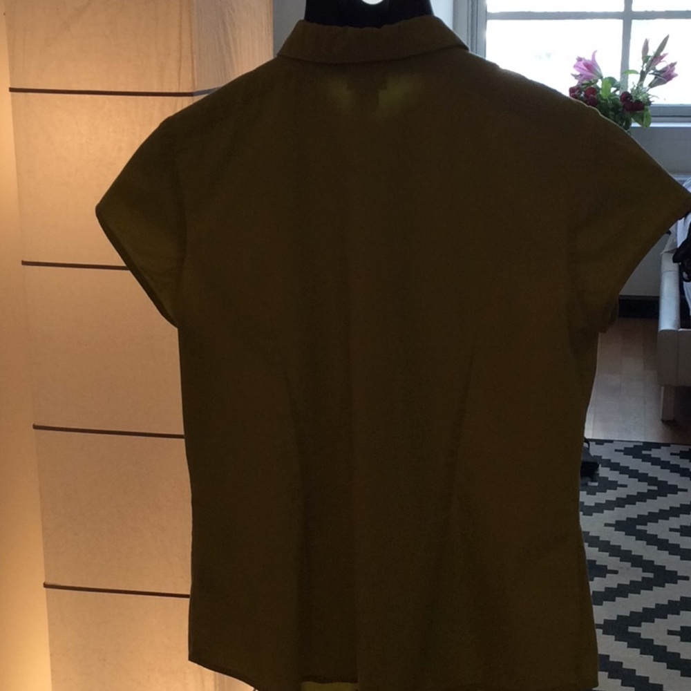 Pistachio-Colored Buttoned-Down Blouse - image 2